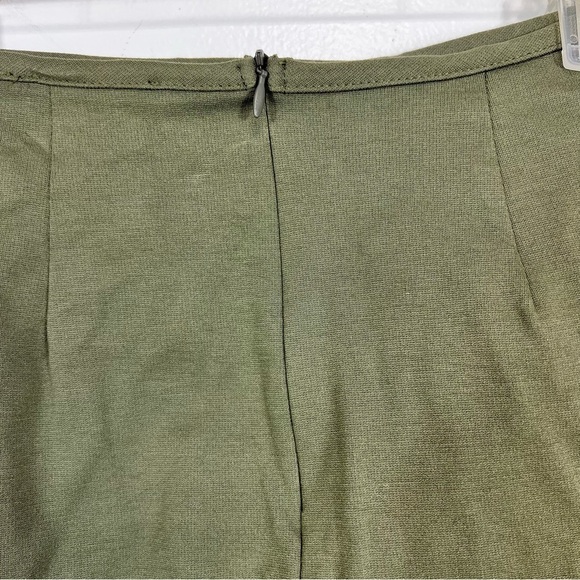 Gianni Bini Olive Green Mini Skirt Small - Picture 10 of 13